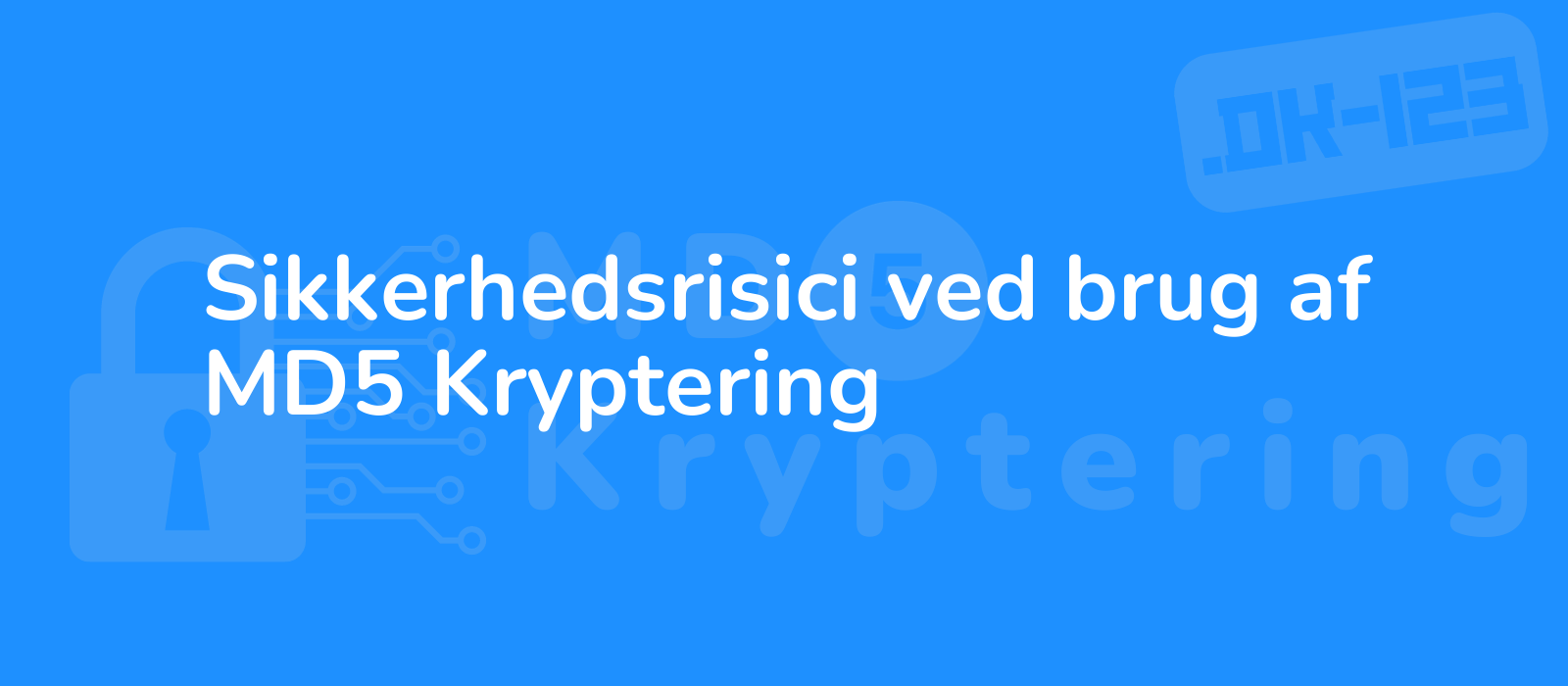 the representative image for the title sikkerhedsrisici ved brug af md5 kryptering could be described as illustration highlighting security risks with md5 encryption caution symbol dark background 4k informative red and black